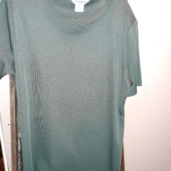 Exclusively Misook Vintage 2x Green Tunic Women - Picture 1 of 4